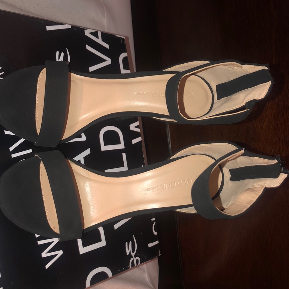 Wild Diva Black heels